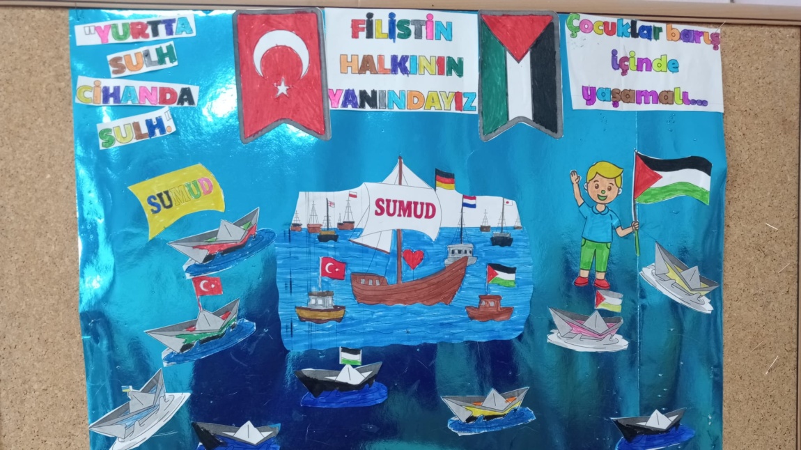 Adalet Erez İlkokulundan Filistin için anlamlı Farkındalık  Etkinliği